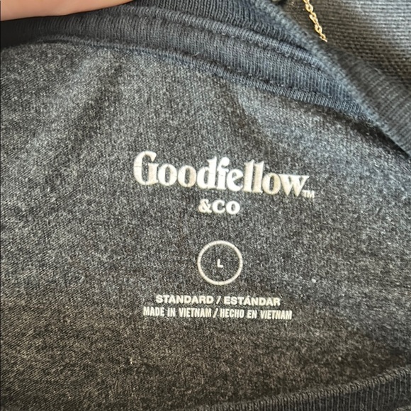 Goodfellow & Co Black Crew Neck Short Sleeve Tee - Picture 2 of 4